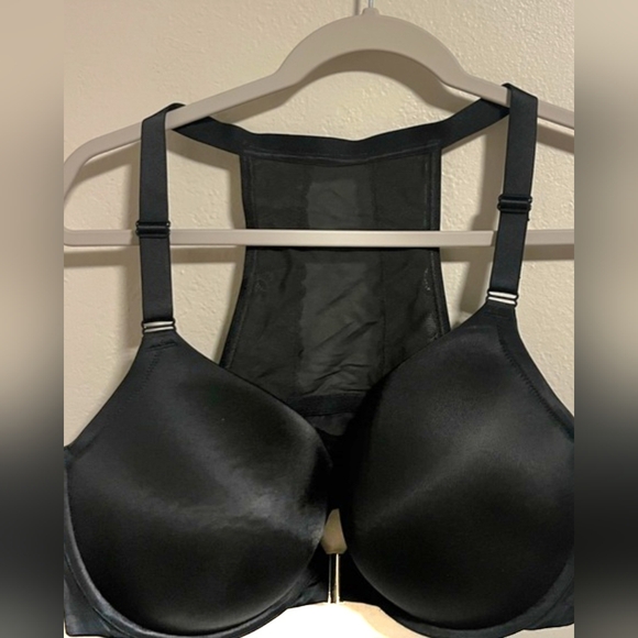 Cacique Other - CACIQUE Padded Racerback BRA boost plunge LIKE NEW front closure SIZE 44DD